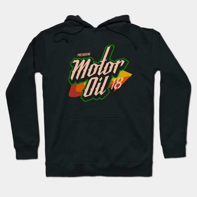 Carsons Motor oil premium vintage gasoline logo Hoodie by SpaceWiz95